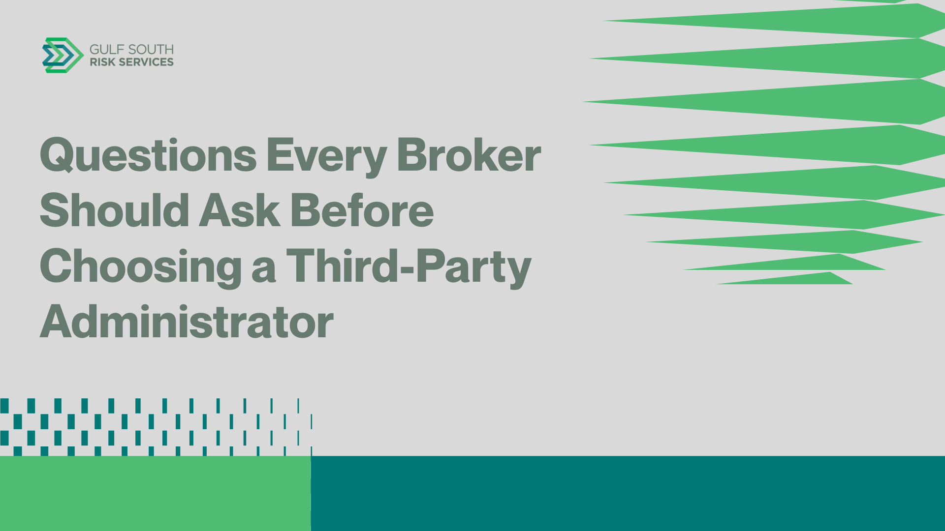 questions brokers should ask a TPA